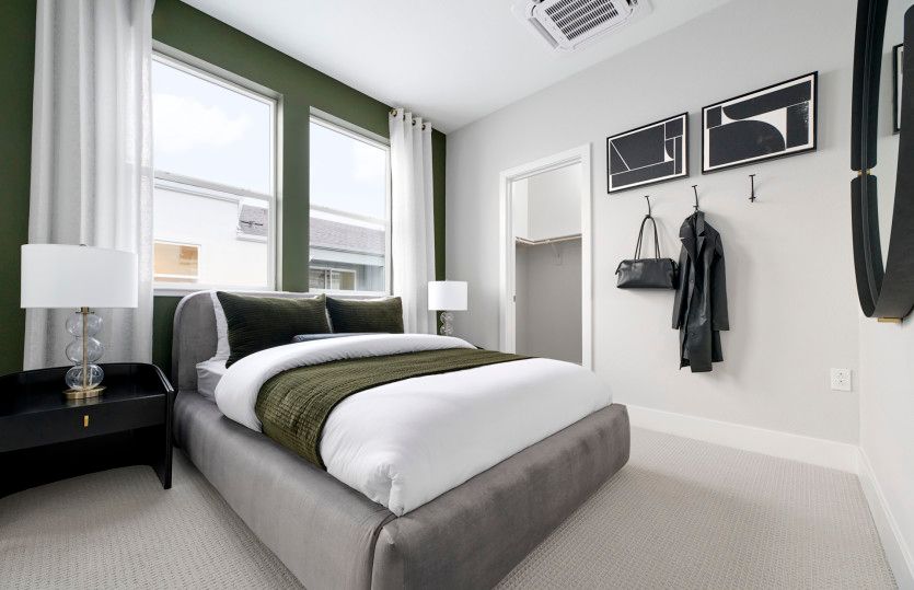 Modern secondary bedroom