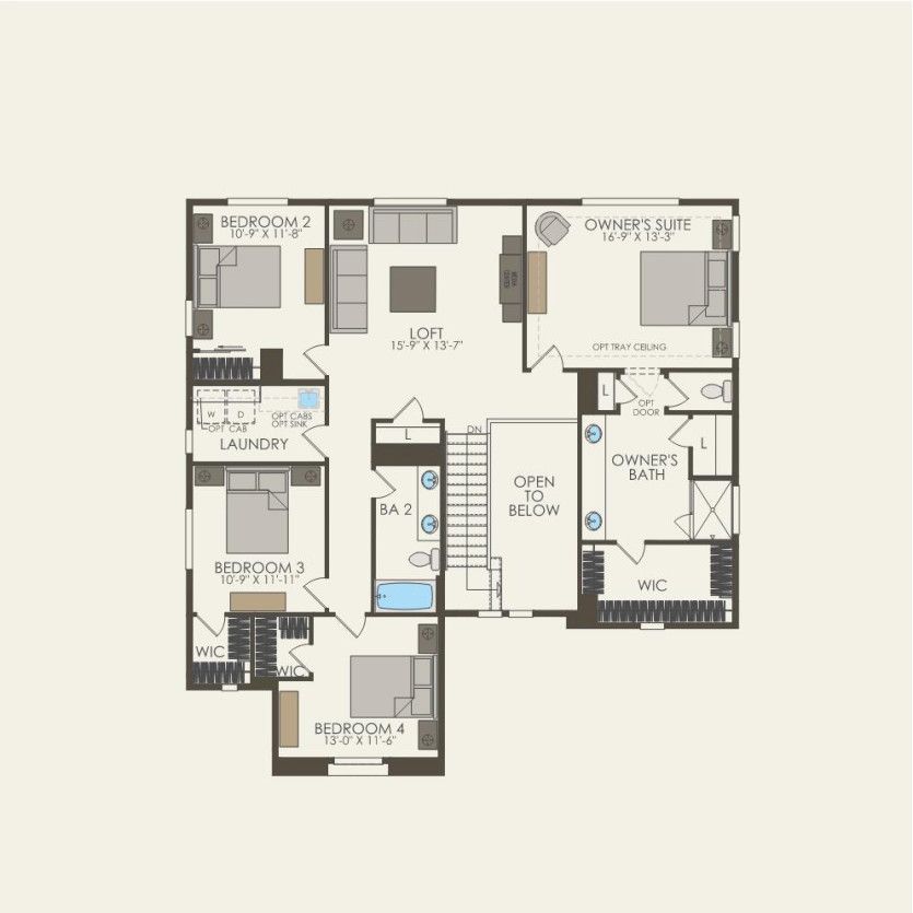Second Floor 5 br / 3.5 ba