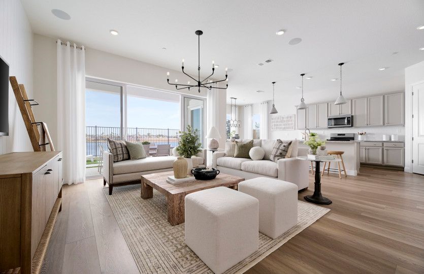 Modern open floor plan - model representation