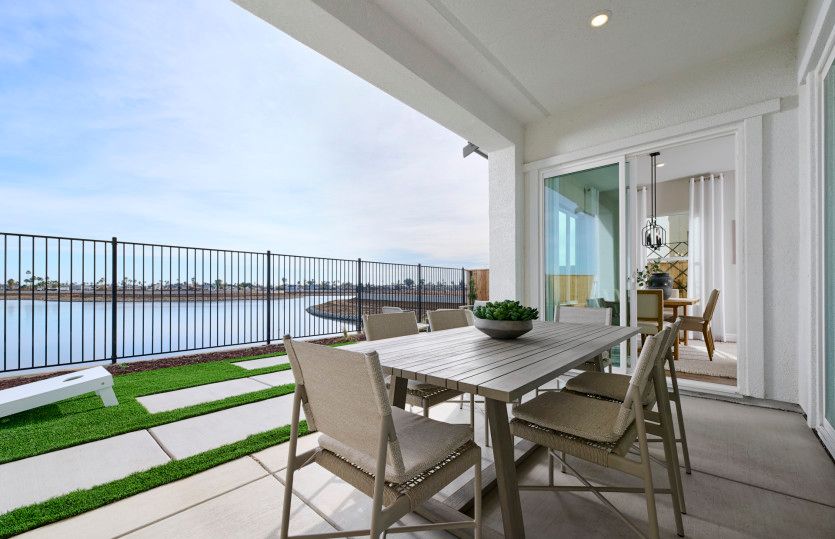 Back patio area for indoor/outdoor living