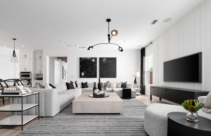 Spacious gathering room