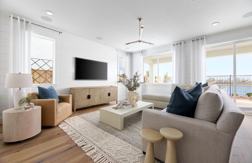 Inviting gathering room