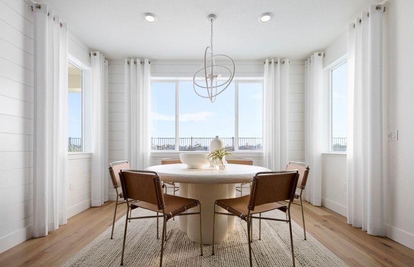 Café area overlooking the water