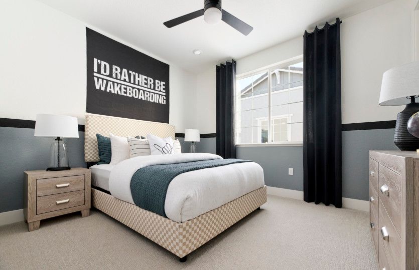 Secondary bedroom for guests or kids