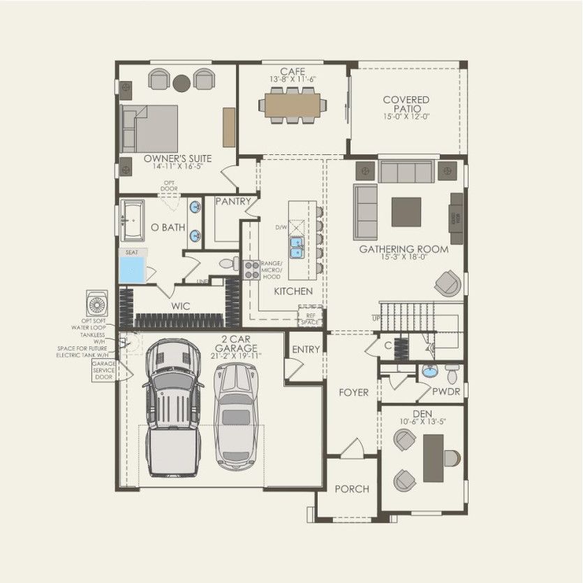 First Floor 5 br / 3.5 ba