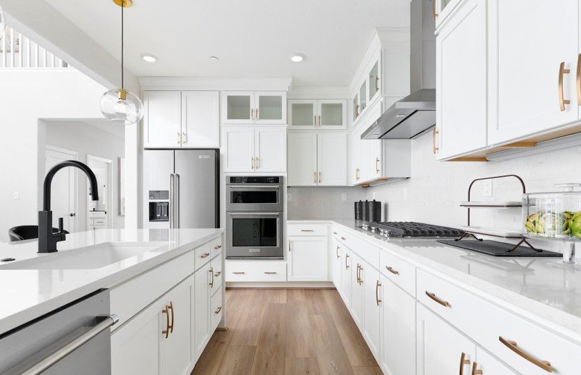 Kitchen with abundant cabinet space