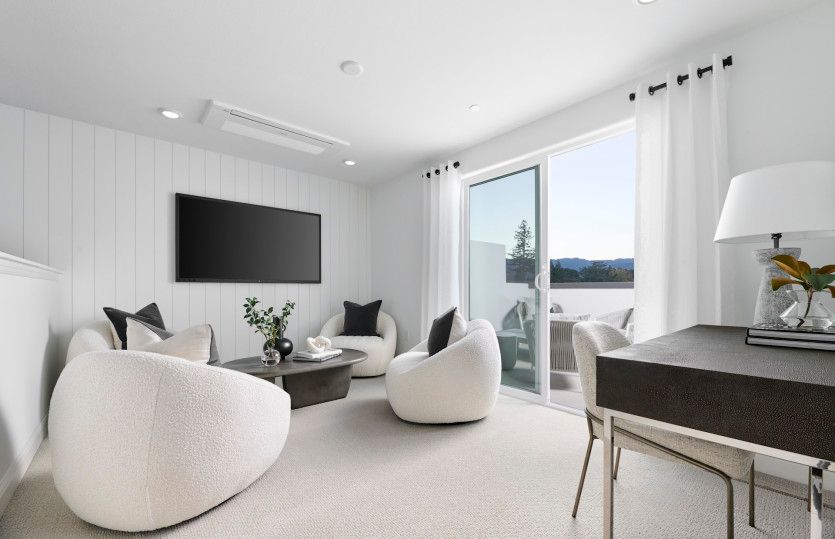 Mezzanine sitting area