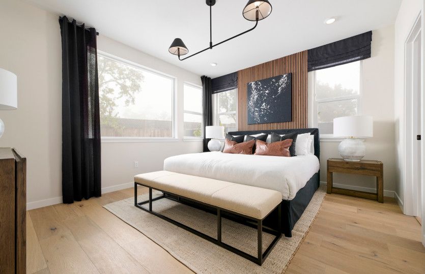 Spacious owner's suite bedroom