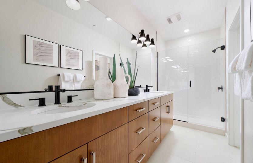 Relaxing owner's suite bathroom