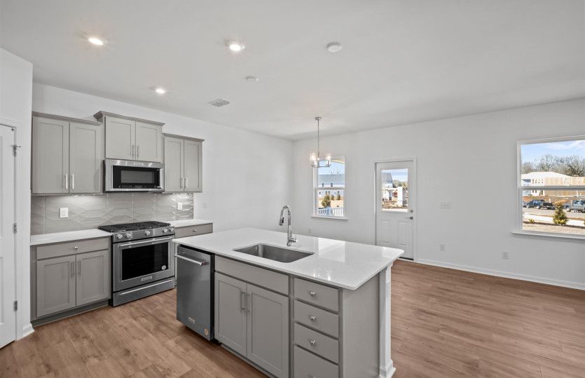 Open Kitchen with Island