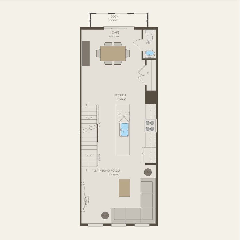 Second Floor 3 br / 3.5 ba