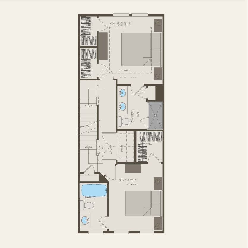 Third Floor 3 br / 3.5 ba
