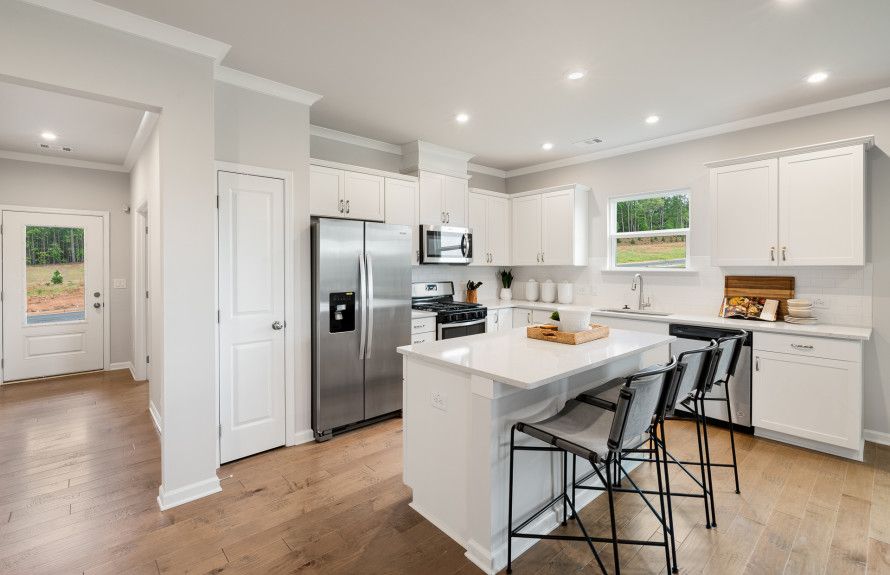 Large Kitchen with an Island