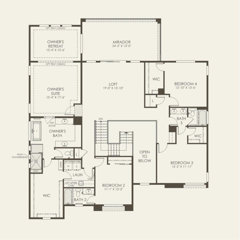 Second Floor 5 br / 4.5 ba
