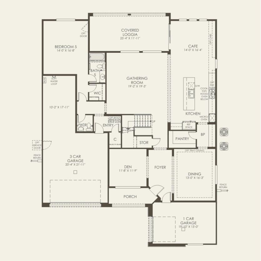 First Floor 5 br / 5.5 ba