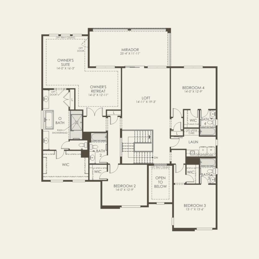 Second Floor 5 br / 5.5 ba