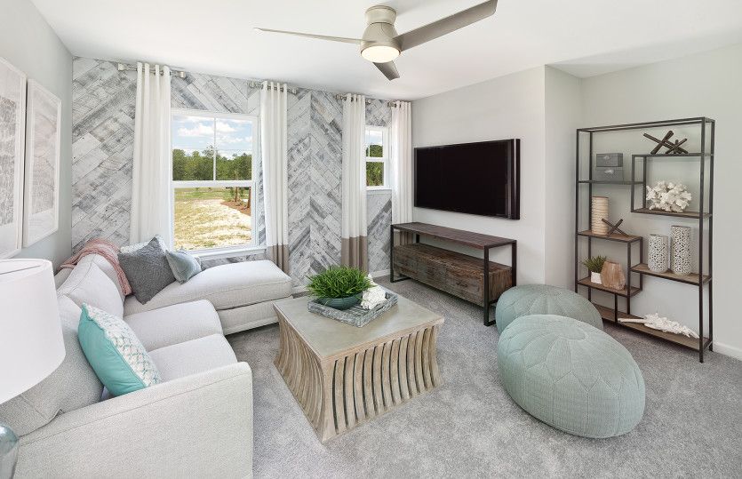 The upstairs loft offers space to make your own.