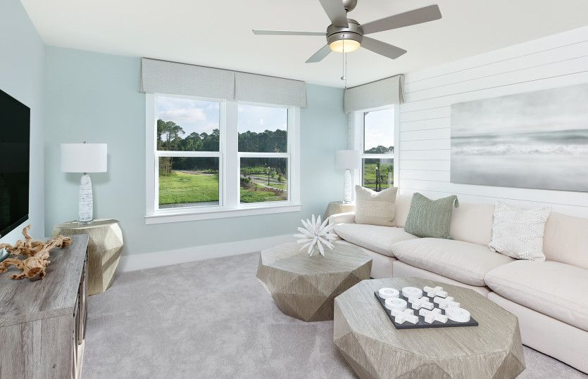 Upstairs Loft offers plenty of space for guests to retreat