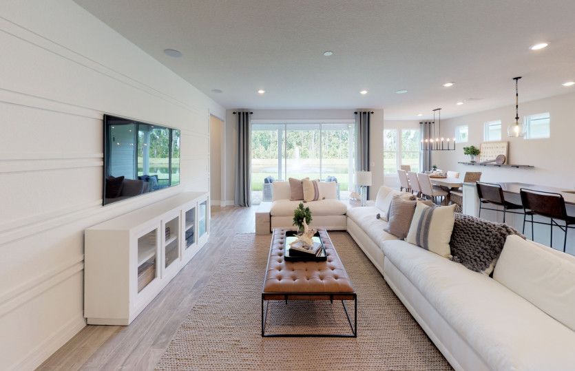 Relax on the couch in your Gathering Room