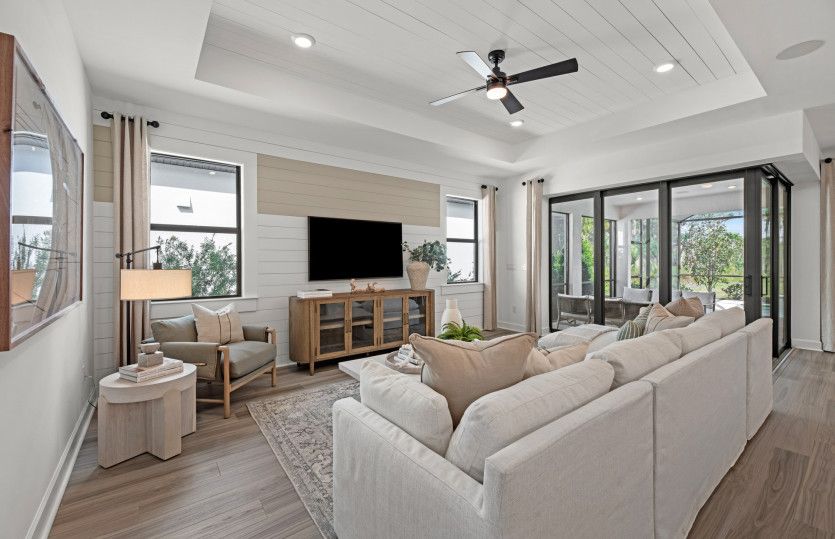 Spacious gathering room