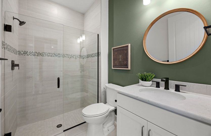 Secondary bathroom