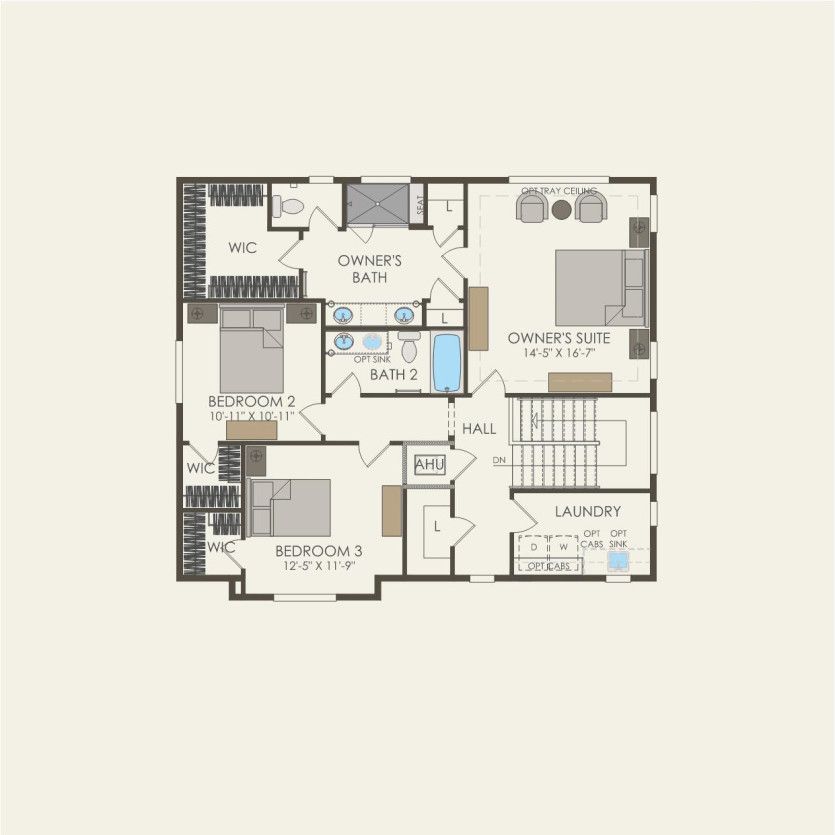 Second Floor 3 br / 2.5 ba