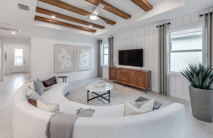 Gathering room with natural light