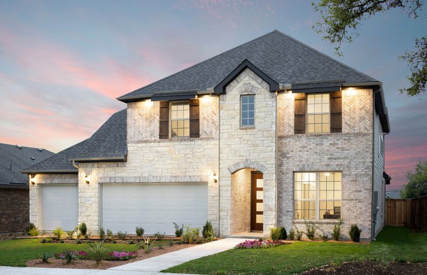 The Lexington, a two-story home with 3-car garage