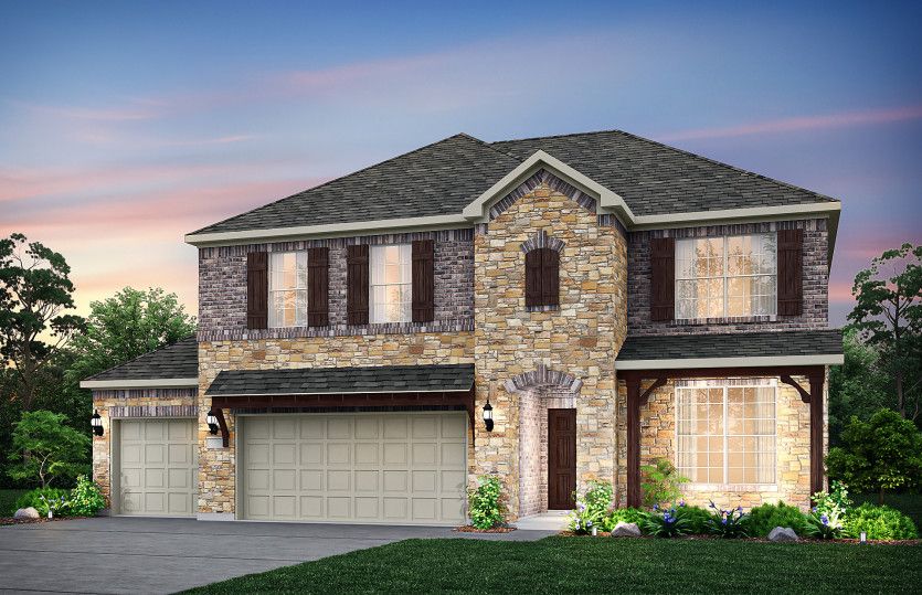 Caldwell Plan at Westside Preserve in Midlothian, TX by Pulte Homes