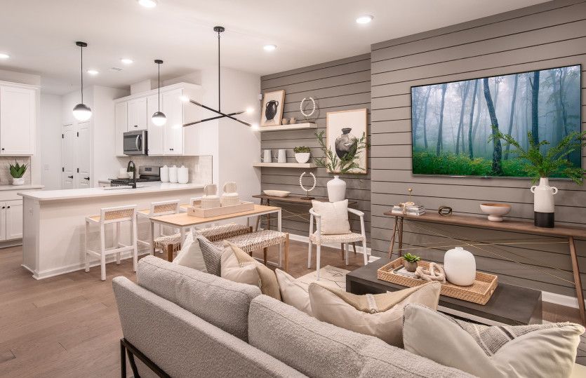 Open concept layout