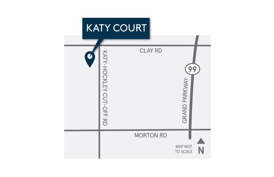 Map to Katy Court