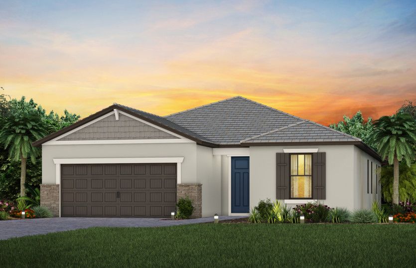 Exterior C1 with optional stone