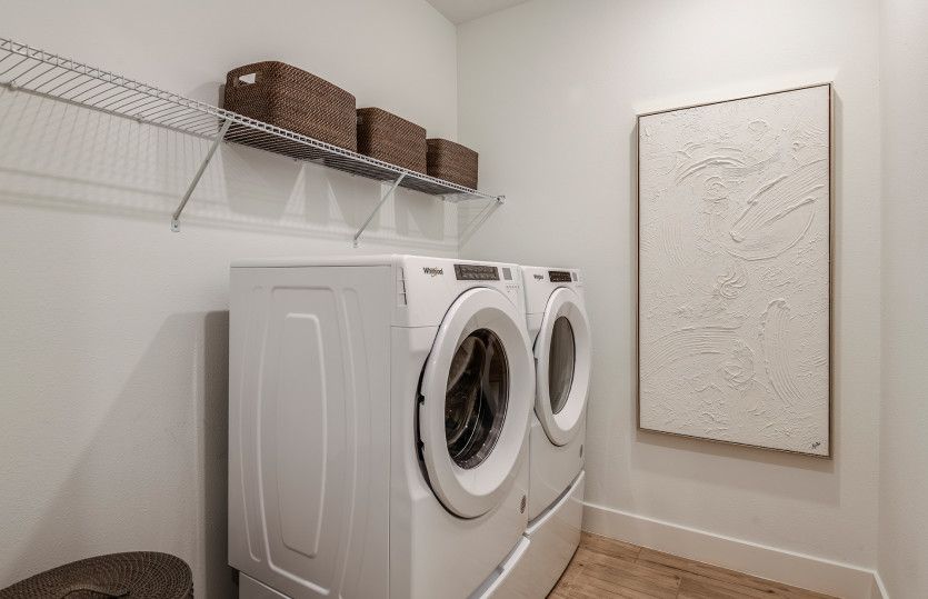 Convenient Laundry Room