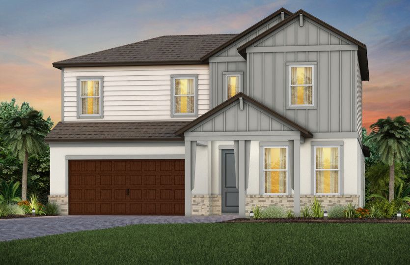 Exterior Rendering; Elevation FH2
