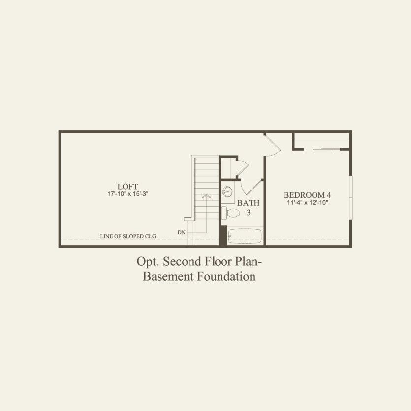 Second Floor 1 br / 1 ba