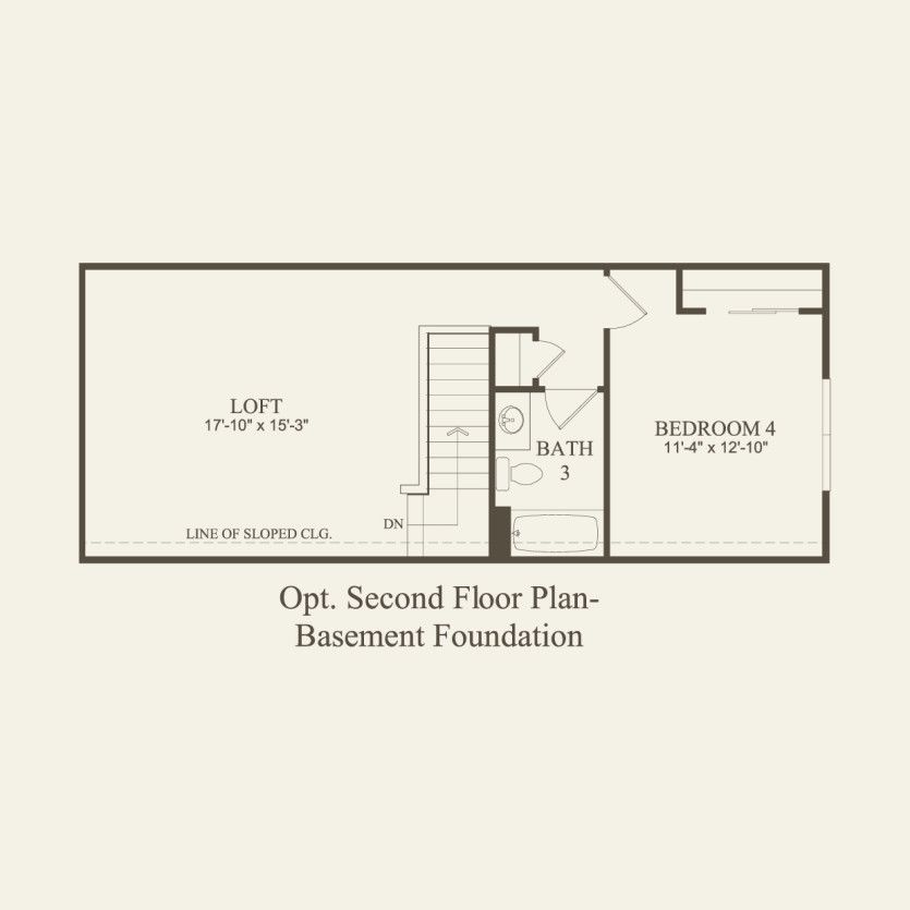 Second Floor 1 br / 1 ba