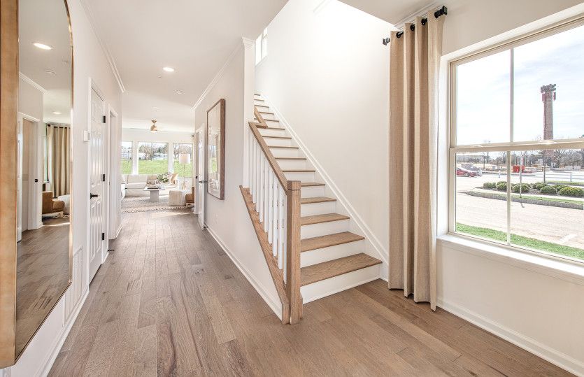 Welcoming entry foyer