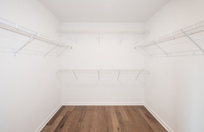 Walk-in closet in owner's suite