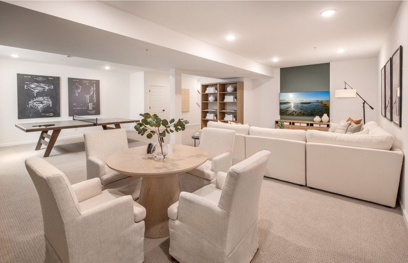 Optional finished basement