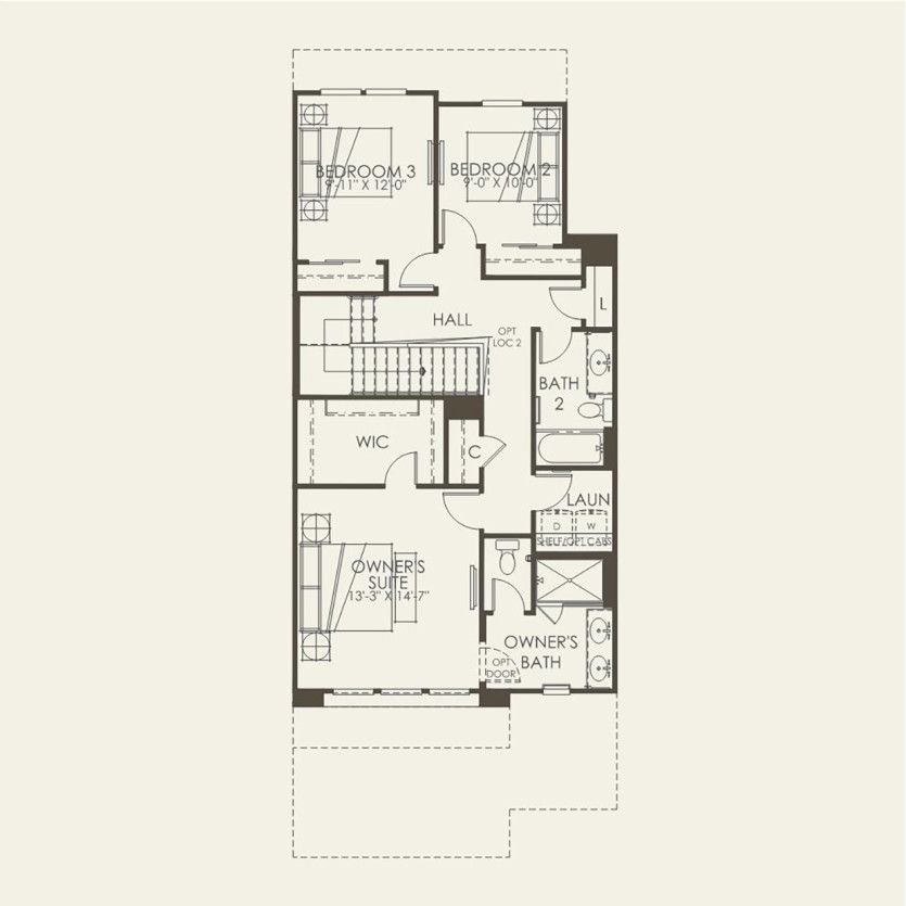Second Floor 3 br / 2.5 ba