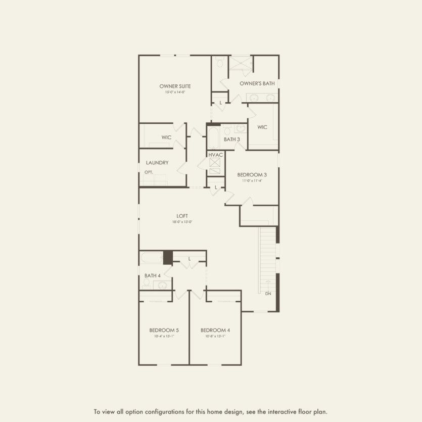Second Floor 5 br / 4 ba