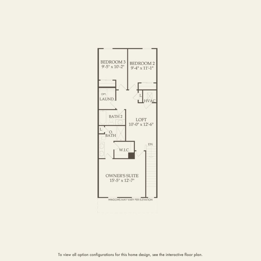 Second Floor 3 br / 2.5 ba