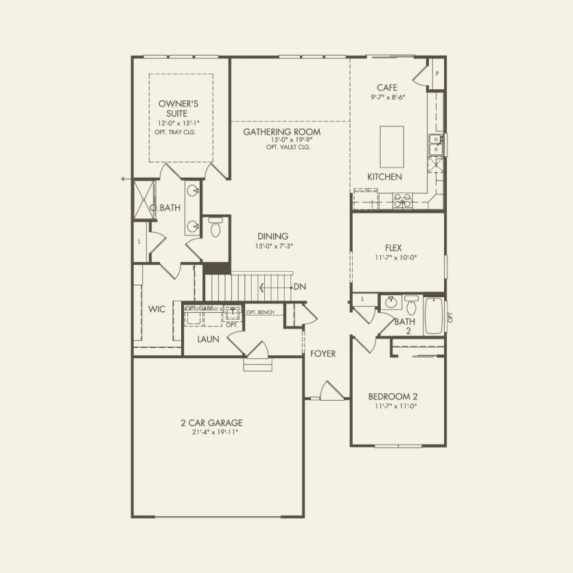 First Floor 2 br / 2 ba