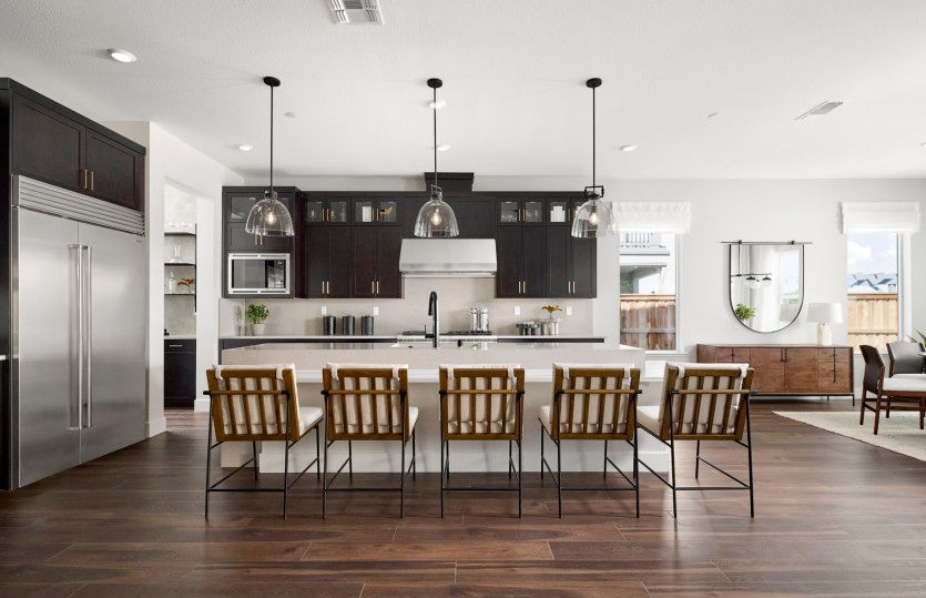 Sunlit kitchen
