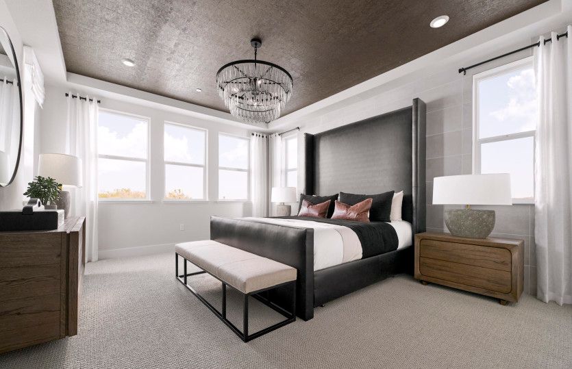 Beautiful owner's suite with large windows