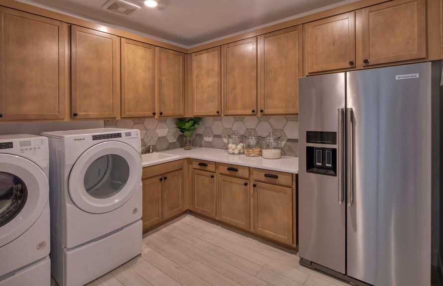 Laundry Room with abundant storage space