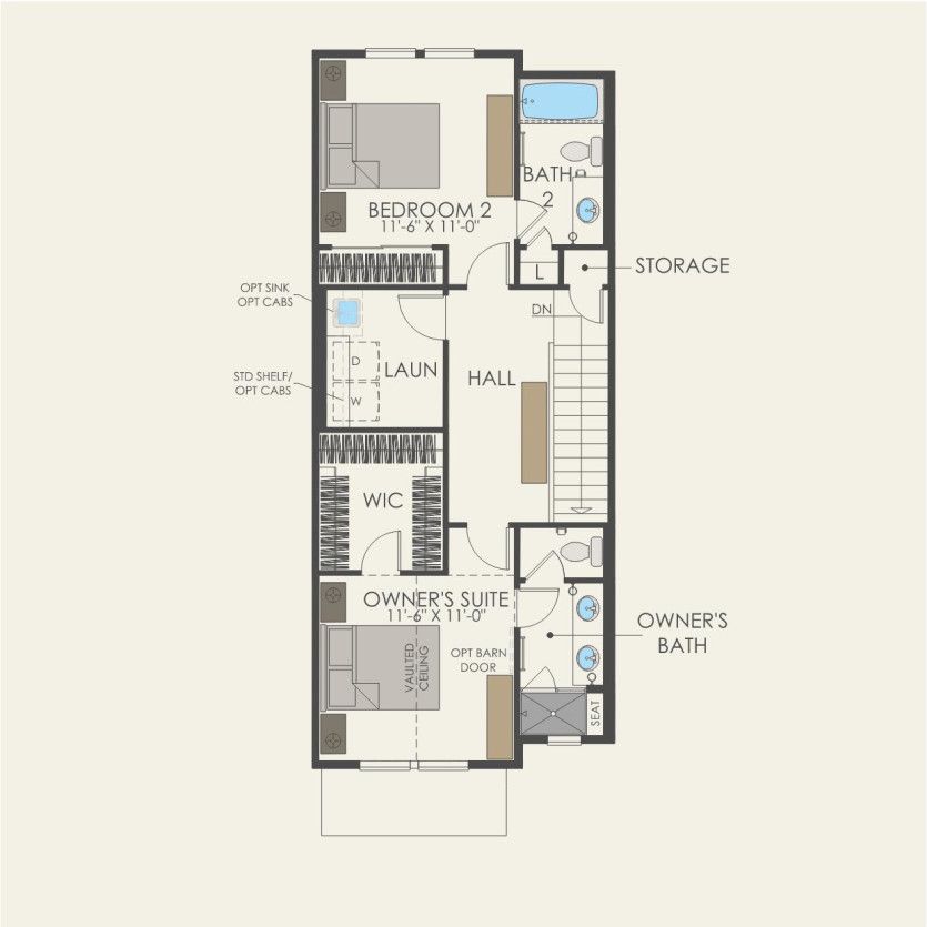 Third Floor 3 br / 3.5 ba