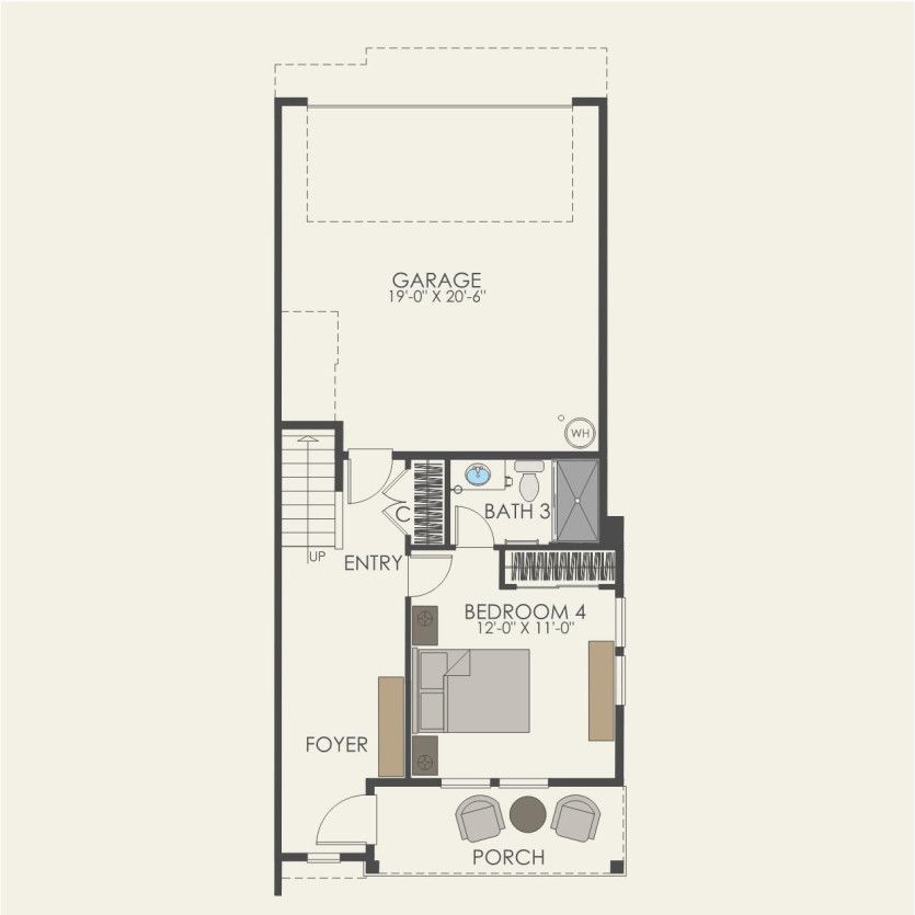 First Floor 3 br / 3.5 ba