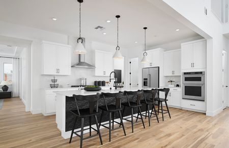 Kitchen with large center island