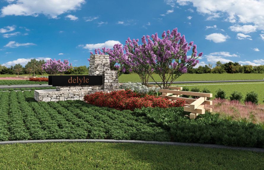 Delyle Entrance Monument